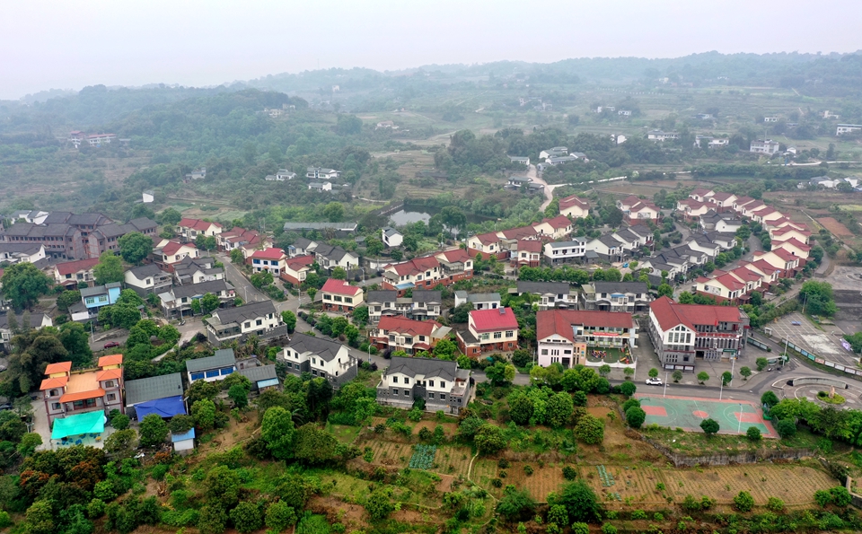 泸州黄舣马道子村航拍