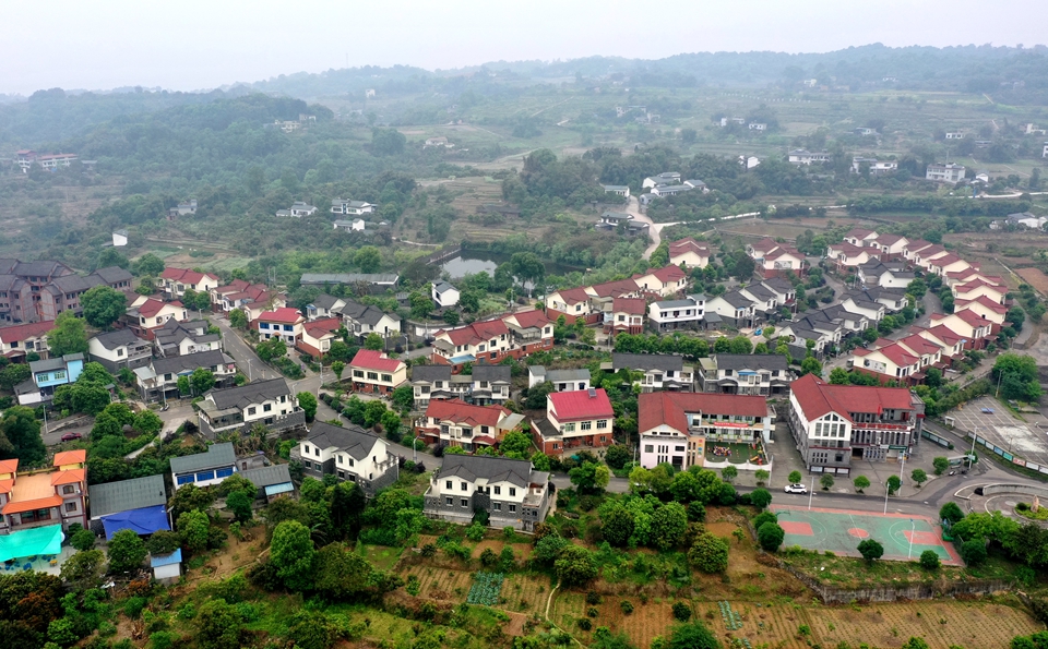 泸州黄舣马道子村航拍