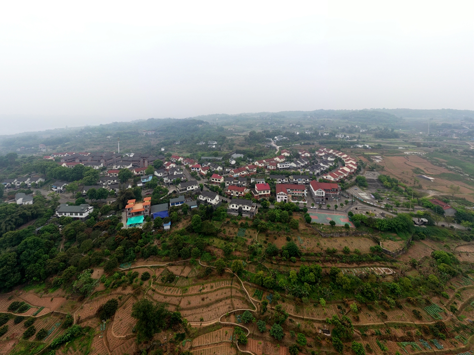 泸州黄舣马道子村航拍